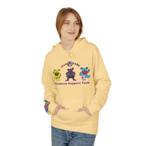 Kindness Support Team Hoodie, Unisex Fleece Sweatshirt for Comfort, Ideal Gift for Friends, Perfect for Casual Wear, Great for Cozy Days